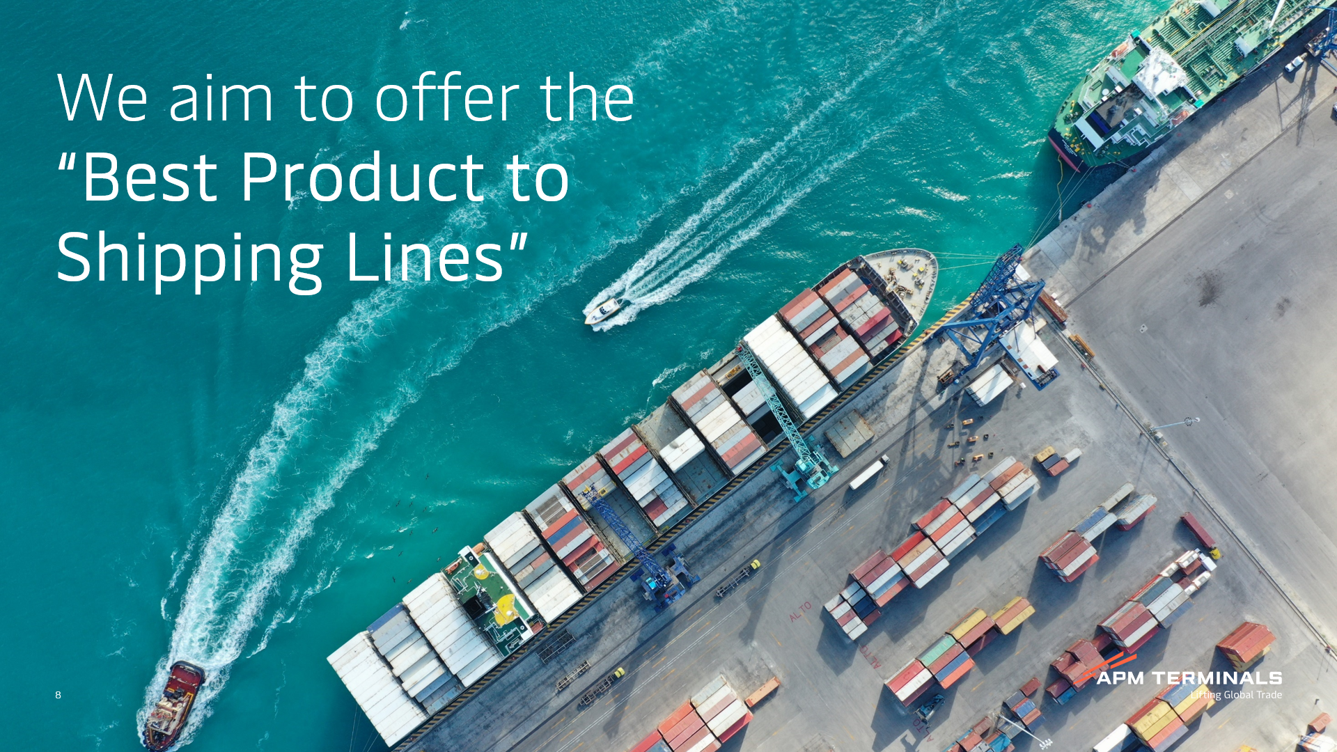We aim to offer the “Best Product to Shipping Lines”